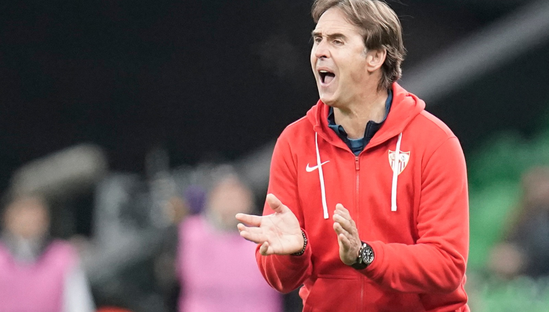 Julen Lopetegui, en el encuentro frente al FC Krasnodar